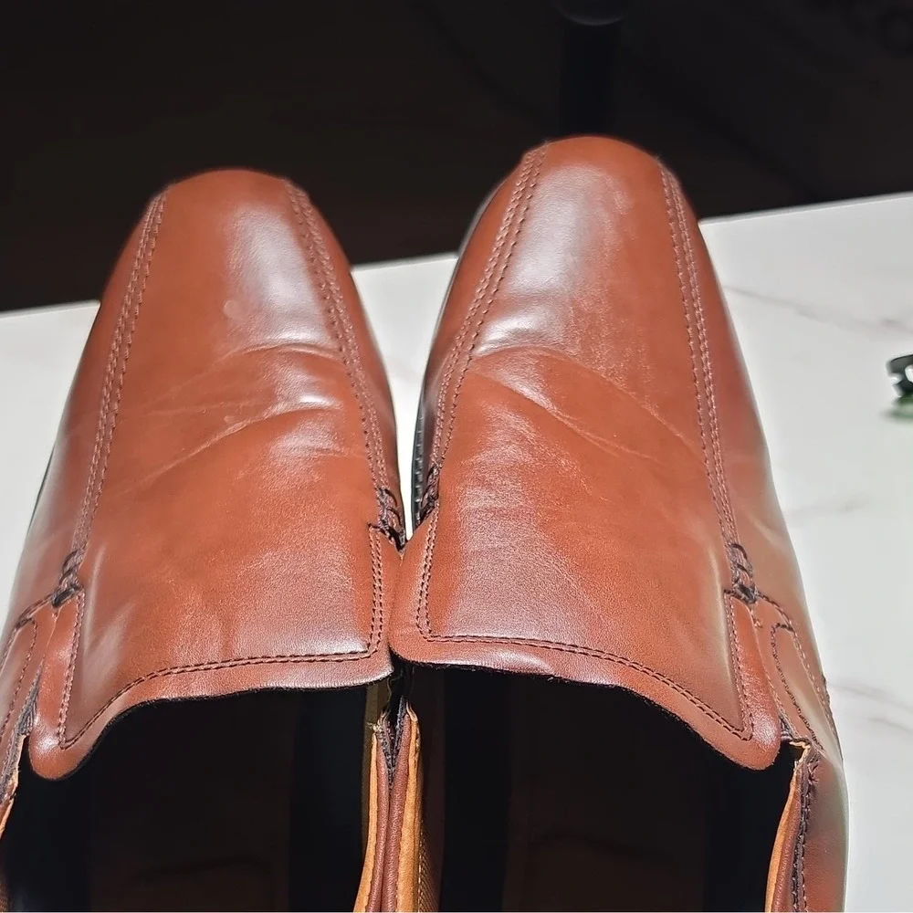 Dockers Brown Man-Made Loafer Men's Slip On Dress‎ Shoes Size 10.5W